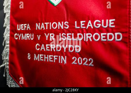 CARDIFF, PAYS DE GALLES - 08 JUIN 2022 : avant-match de la Ligue A 2022 Nations League fixture entre le pays de Galles et les pays-Bas au Cardiff City Stadium le 8th juin 2022. (Photo de John Smith/FAW) Banque D'Images