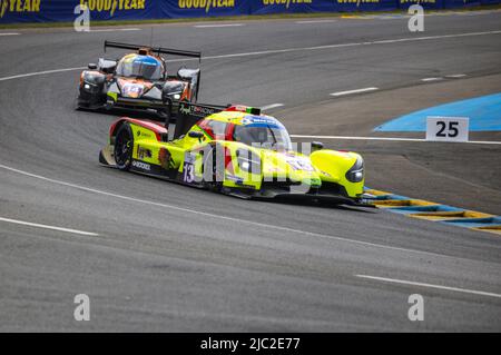 Le Mans, France. 09th juin 2022. 13 DECURtours Pieder (ITERE), BASSENG Marc (ger), Haegeli par T2 course, Duqueine M30 - D08 - Nissan, action pendant la route 2022 vers le Mans, 3rd tour de la coupe Michelin le Mans 2022, sur le circuit de la Sarthe, de 8 juin au 11, 2022 au Mans, France - photo Germain Hazard/DPPI crédit: DPPI Media/Alay Live News Banque D'Images