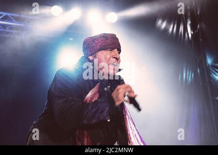 Rome, Italie. 17th juillet 2018. Steven Van Zandt (né Steven Lento connu sous le nom de Little Steven ou Miami Steve), il est plus connu comme un membre du groupe E Street Band de Bruce Springsteen, joue en direct sur scène avec son groupe les disciples de Soul à Villa Ada à Rome. (Photo de Valeria Magri/SOPA Images/Sipa USA) crédit: SIPA USA/Alay Live News Banque D'Images