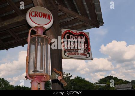 Station-service de Jaber. Banque D'Images