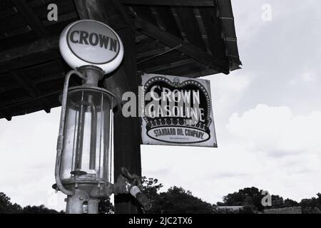 Station-service de Jaber. Banque D'Images