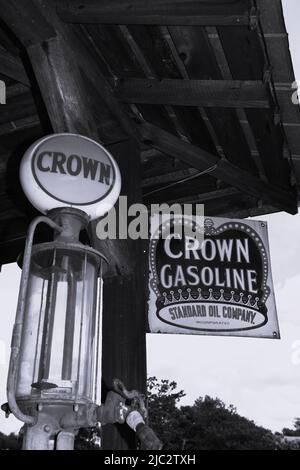 Station-service de Jaber. Banque D'Images