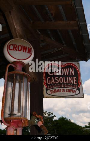 Station-service de Jaber. Banque D'Images