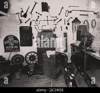 Station-service de Jaber. Banque D'Images