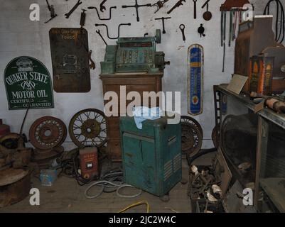 Station-service de Jaber. Banque D'Images