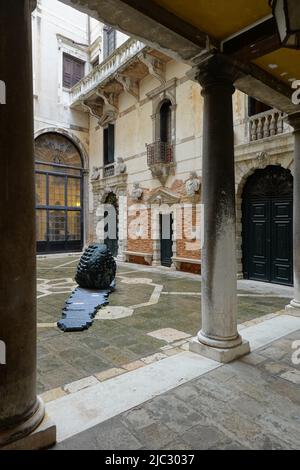 Veneddig, Musikakademie Conservatorio Benedetto Marcello // Venise, Académie de musique Conservatorio Benedetto Marcello Banque D'Images