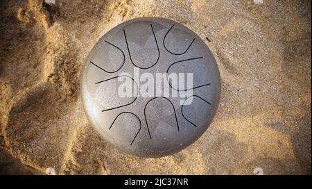 tambour de réservoir de tambour de timon en acier Banque D'Images