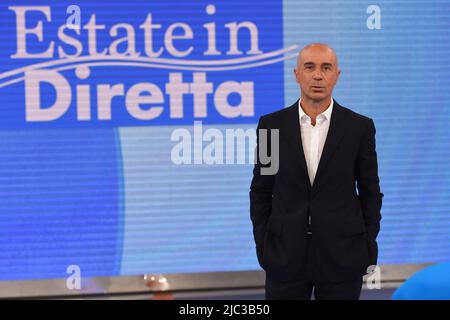 Rome, Italie. 09th juin 2022. 09th juin 2022; TV Broadcast Estate in diretta, animatrice italienne Gianluca Semprini (photo d'AllShotLive/Sipa USA) crédit: SIPA USA/Alay Live News Banque D'Images