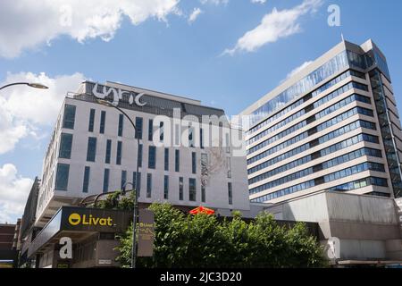 The Lyric Theatre, Lyric Square, King Street, Hammersmith, Londres, W6, Angleterre, Royaume-Uni Banque D'Images