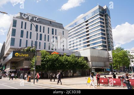 The Lyric Theatre, Lyric Square, King Street, Hammersmith, Londres, W6, Angleterre, Royaume-Uni Banque D'Images