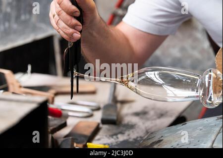 Riedel Glass, Kufstein, Tyrol, Autriche Banque D'Images