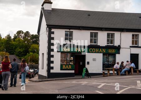 Pat Cohan's Bar à Cong, en Irlande, est connu comme un lieu de tournage du film classique de 1952, « The Quiet Man ». Banque D'Images