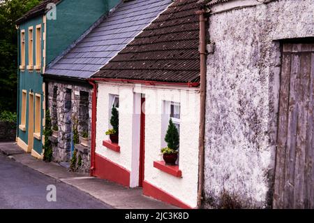 Village irlandais du Congl dans le comté de Mayo. Banque D'Images