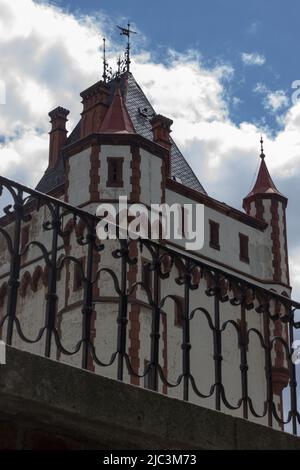 Château de hradec nad moravici en moravie, région d'opava, silésie, république tchèque. Célèbre monument culturel national. Banque D'Images