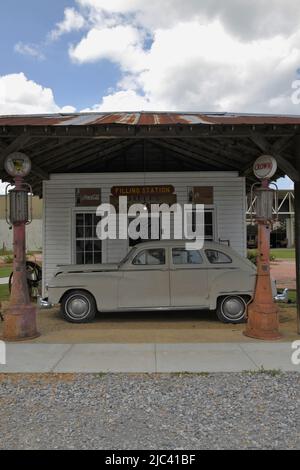 Station-service de Jaber. Banque D'Images