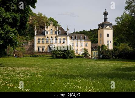 Château de Sayn, Bendorf, comté de Mayen-Koblenz, Rhénanie-Palatinat, Allemagne Banque D'Images