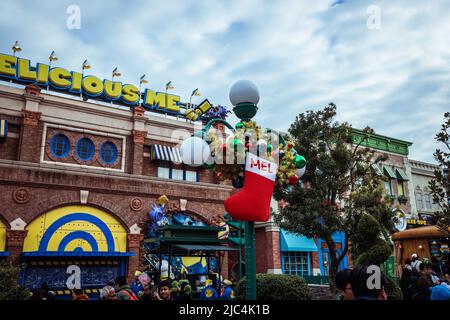 Minions World lumineux et coloré dans Universal Studio Japan Banque D'Images