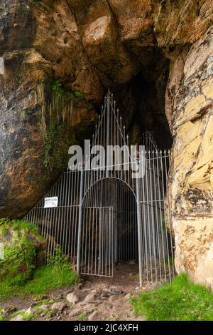 Portes de la grotte Kings sur l'île d'Arran, en Écosse Banque D'Images