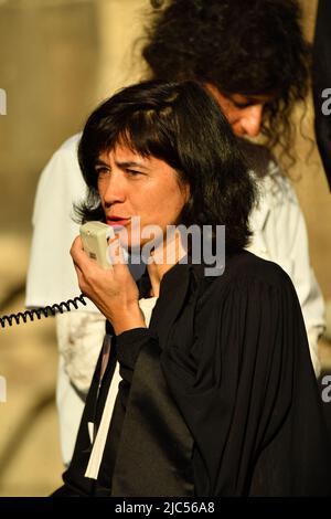 Kim Reuflet Président de l'Union de la magistrature pendant la justice et les professionnels de la santé se réunissent pour défendre le service public devant la Cour des comptes, à Paris, France sur 10 juin 2022. Photo de Karim ait Adjedjou/ABACAPRESS.COM Banque D'Images