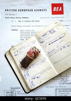 Une vue de la fusée de cigare fumée par Sir Winston Churchill qui doit être mise aux enchères à Bellmans Auctioneers à Newlivre, West Sussex. Il reste cinq centimètres du Romeo y Julieta, Habana, que Churchill a fumé lors d'un vol à destination de Nice le mercredi 12th juin 1963, et a été enregistré dans le journal de Iris White, une hôtesse de l'air de British European Airways (BEA). Le talon est l'un des articles relatifs à Churchill à la vente le 14th juillet. Date de la photo: Vendredi 10 juin 2022. Banque D'Images