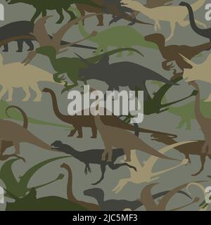 Lèvres embrasser les lèvres. Deux amateurs, illustration vectorielle de style plat, illustration vectorielle de dessin animé. Camouflage sans couture avec les dinosaures. Illustration de Vecteur