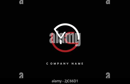 YC, CY lettres alphabets logo Monogramme Illustration de Vecteur