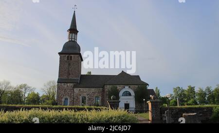 Jomala kyrka, 1285, Åland Banque D'Images