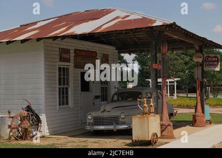 Station-service de Jaber. Banque D'Images