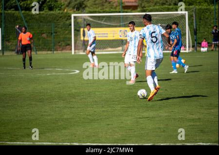 Mallemort, France. 10th juin 2022. GONZALEZ David lors du tournoi Maurice Revello 2022, moins de 21 ans Festival International des Espoirs, 5th et 6th place football match entre l'Argentine U-20 et le Japon U-19 sur 10 juin 2022 au Stade d'Honneur à Mallemort, France - photo Frison Florian / DPPI crédit: DPPI Media/Alamy Live News Banque D'Images