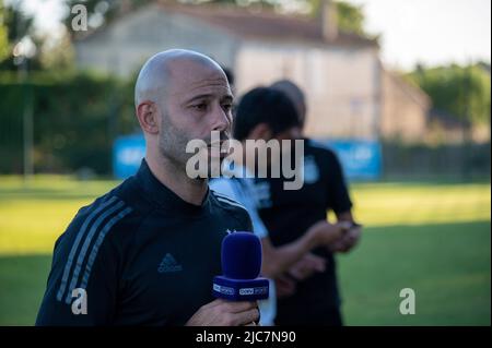 Mallemort, France. 10th juin 2022. MASCHERNAO Javier lors du tournoi Maurice Revello 2022, moins de 21 Festival International Espoirs, 5th et 6th place football match entre l'Argentine U-20 et le Japon U-19 sur 10 juin 2022 au Stade d'Honneur à Mallemort, France - photo Florian Frison / DPPI crédit: DPPI Media/Alay Live News Banque D'Images