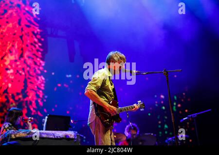 Porto, Portugal. 10th juin 2022. Stephen Malkmus, du groupe de rock américain indépendant, Pavement, se produit sur scène à l'étape nos pendant le son nos Primavera de 2022 à Porto. Crédit : SOPA Images Limited/Alamy Live News Banque D'Images