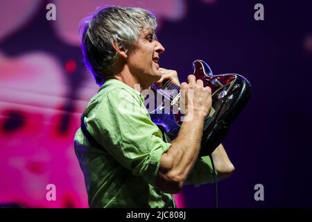 Porto, Portugal. 10th juin 2022. Stephen Malkmus, du groupe de rock américain indépendant, Pavement, se produit sur scène à l'étape nos pendant le son nos Primavera de 2022 à Porto. (Photo par Diogo Baptista/SOPA Images/Sipa USA) crédit: SIPA USA/Alay Live News Banque D'Images