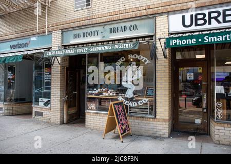 Big Booty Bread Co. Dans le quartier Chelsea de Manhattan, New York City, États-Unis d'Amérique Banque D'Images
