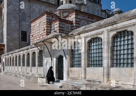 Le complexe de la mosquée Fatih dans le quartier de Fatih à Istanbul, Turquie Banque D'Images