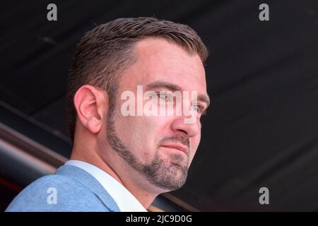 Amsterdam, pays-Bas. 11th juin 2022. Démonstration étudiante de The Not My Fault à Amsterdam pays-Bas 11-6-2022 crédit: Robert vant Hoenderdaal/Alamy Live News Banque D'Images