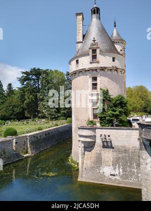 Chateau Chenonceau Banque D'Images