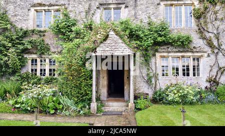 Entrée du manoir Kelmscott Banque D'Images