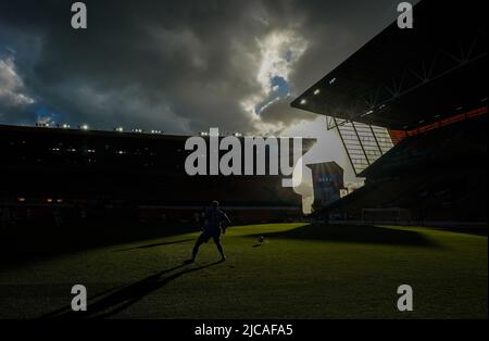 Federico DiMarco en Italie lors du match de la Ligue des Nations de l'UEFA au stade Molineux, Wolverhampton. Date de la photo: Samedi 11 juin 2022. Banque D'Images