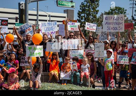 Rassemblement March for Life à Culver City 11 juin 2022, Los Angeles, Californie, États-Unis Banque D'Images