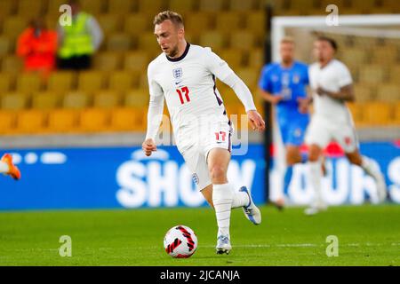 11th juin 2022 ; Molineux Stadium, Wolverhampton, West Midlands, Angleterre ; UEFA Nations League football, Angleterre contre Italie ; Jarrod Bowen d'Angleterre Banque D'Images