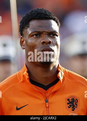 ROTTERDAM - Denzel Dumfries de Hollande lors du match de l'UEFA Nations League entre les pays-Bas et la Pologne au stade Feyenoord sur 11 juin 2022 à Rotterdam, pays-Bas. ANP MAURICE VAN STEEN Banque D'Images