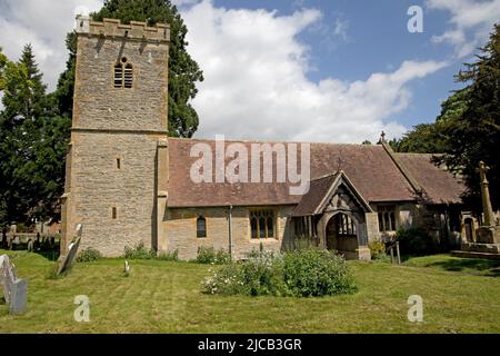 Église St Michaels South Littleton près d'Evesham, Royaume-Uni Banque D'Images