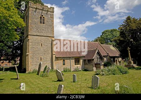 Église St Michaels South Littleton près d'Evesham, Royaume-Uni Banque D'Images