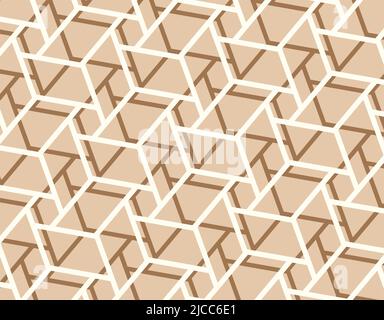 motif abstrait de triangle beige brun, fond géométrique de texture polygonale, illustration, dessin au trait naturel Banque D'Images