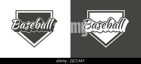 Logo de base-ball Vector. Vecteur de modèle de signature. Modèle de conception. Illustration de Vecteur