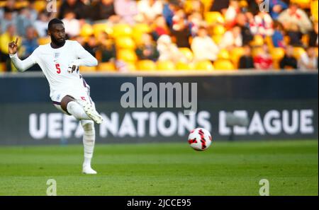 WOLVERHAMPTON ANGLETERRE - JUIN 11 : Fikayo Tomori (AC Milan) d'Angleterre pendant la Ligue des Nations de l'UEFA - Groupe A3 entre l'Angleterre contre l'Italie à Molineux Banque D'Images