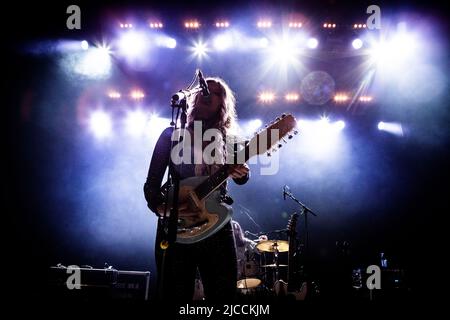 Copenhague, Danemark. 11th juin 2022. La chanteuse et musicienne américaine Elizabeth Cook donne un concert à VEGA lors du mini festival CPH Americana 2022 à Copenhague. (Crédit photo : Gonzales photo/Alamy Live News Banque D'Images