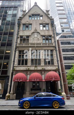 Le Friars Club est un club privé de New York. Célèbre pour ses rôtis risqué, 2022, USA Banque D'Images