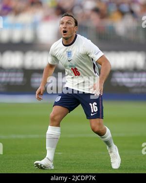 Mark Noble d'Angleterre pendant le match de football de l'UNICEF au London Stadium, Londres. Date de la photo: Dimanche 12 juin 2022. Banque D'Images