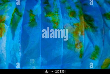Toile de fond bleue abstraite colorée avec lignes claires. Banque D'Images